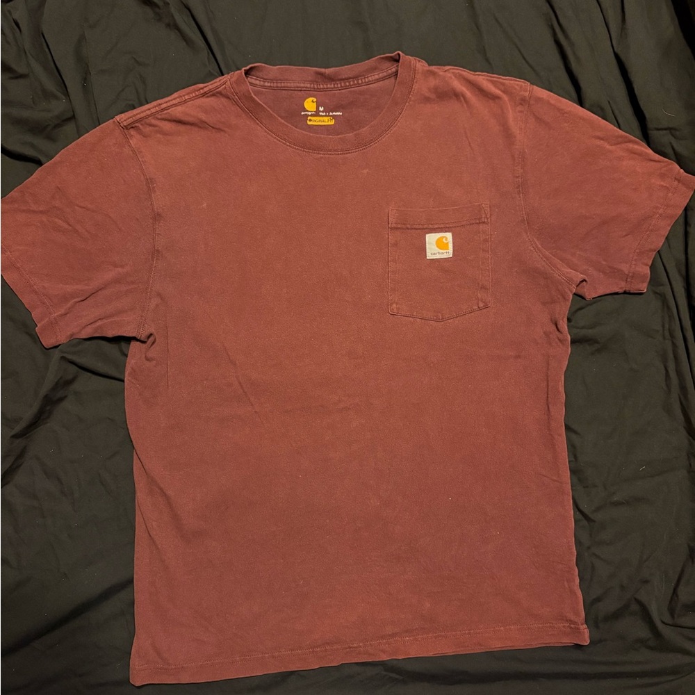 Carhartt Men's Maroon Short Sleeve Tee